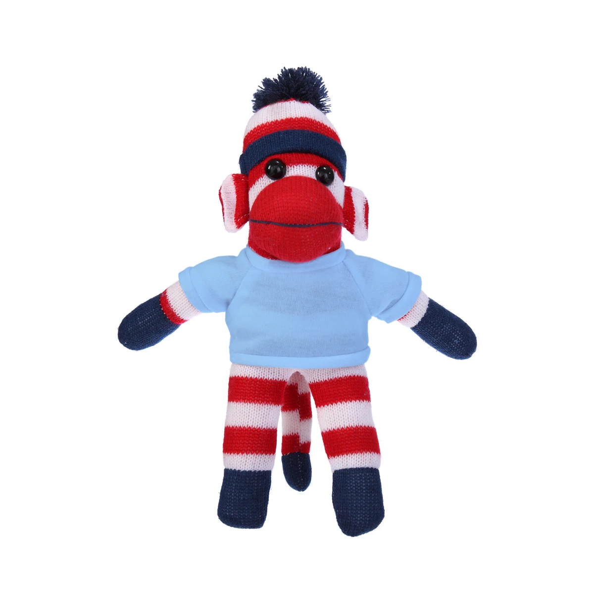 Plush Patriotic Sock Monkey with Tee 1