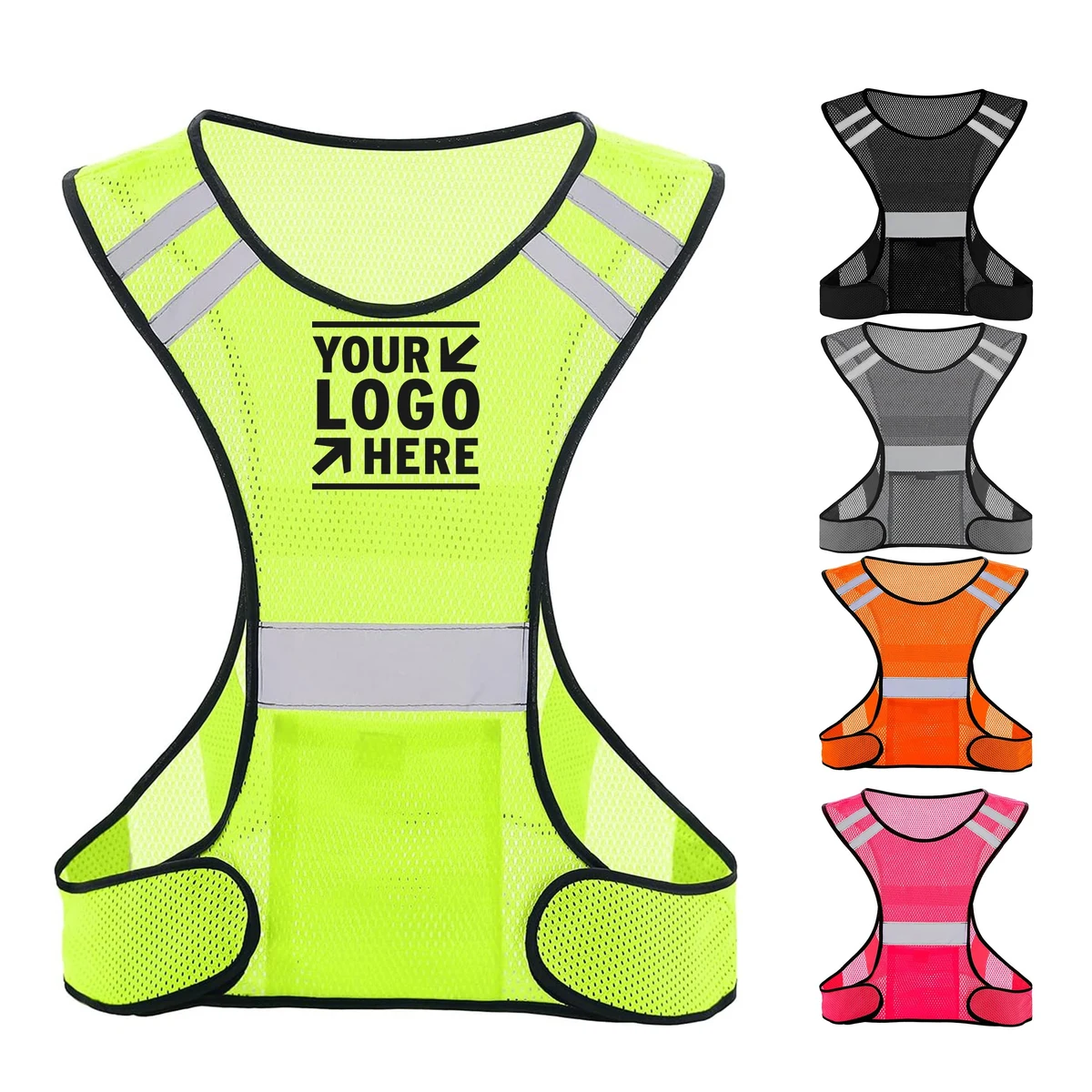 High Visibility Running Gear with Large Pocket 1