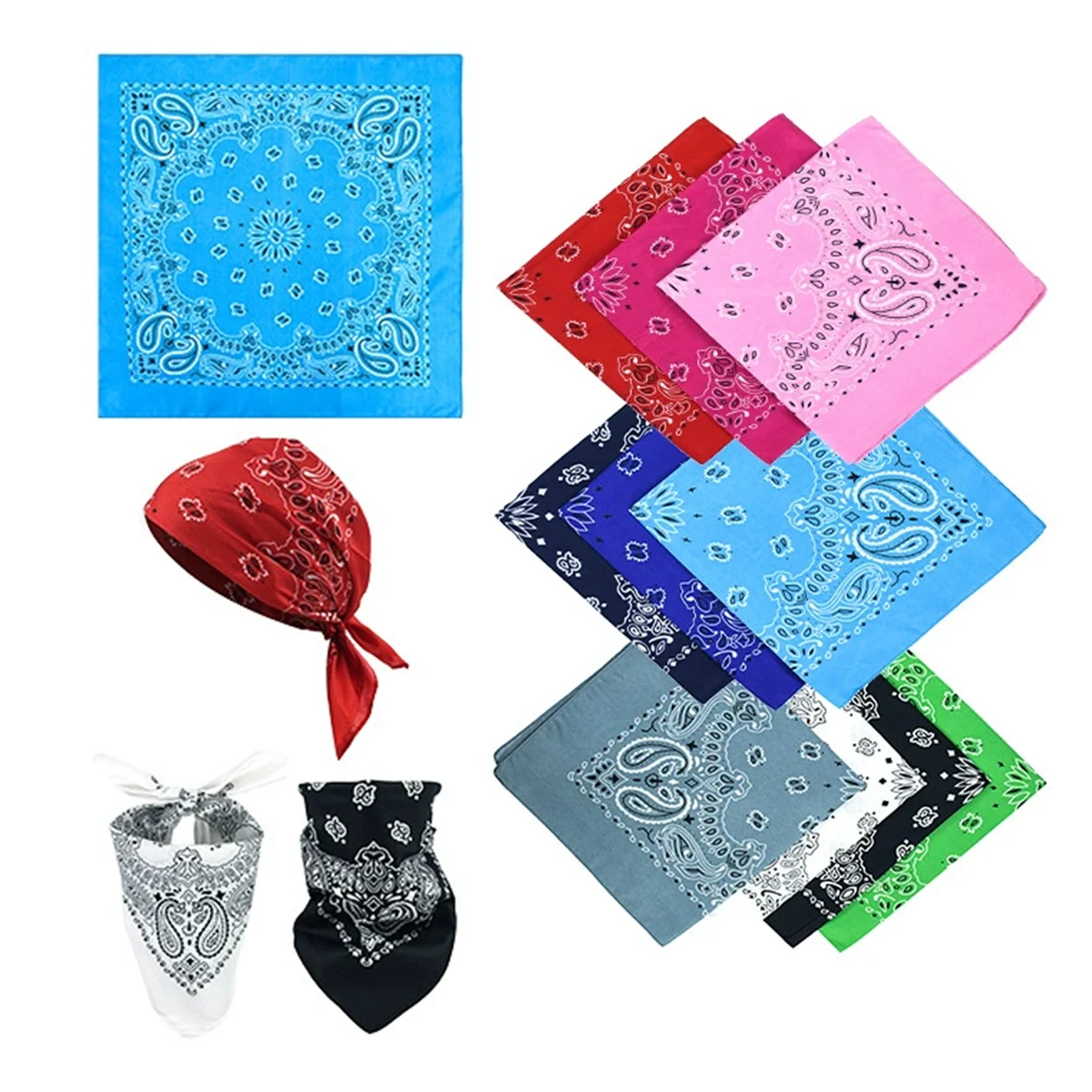 Custom Polyester Bandana Scarf 1
