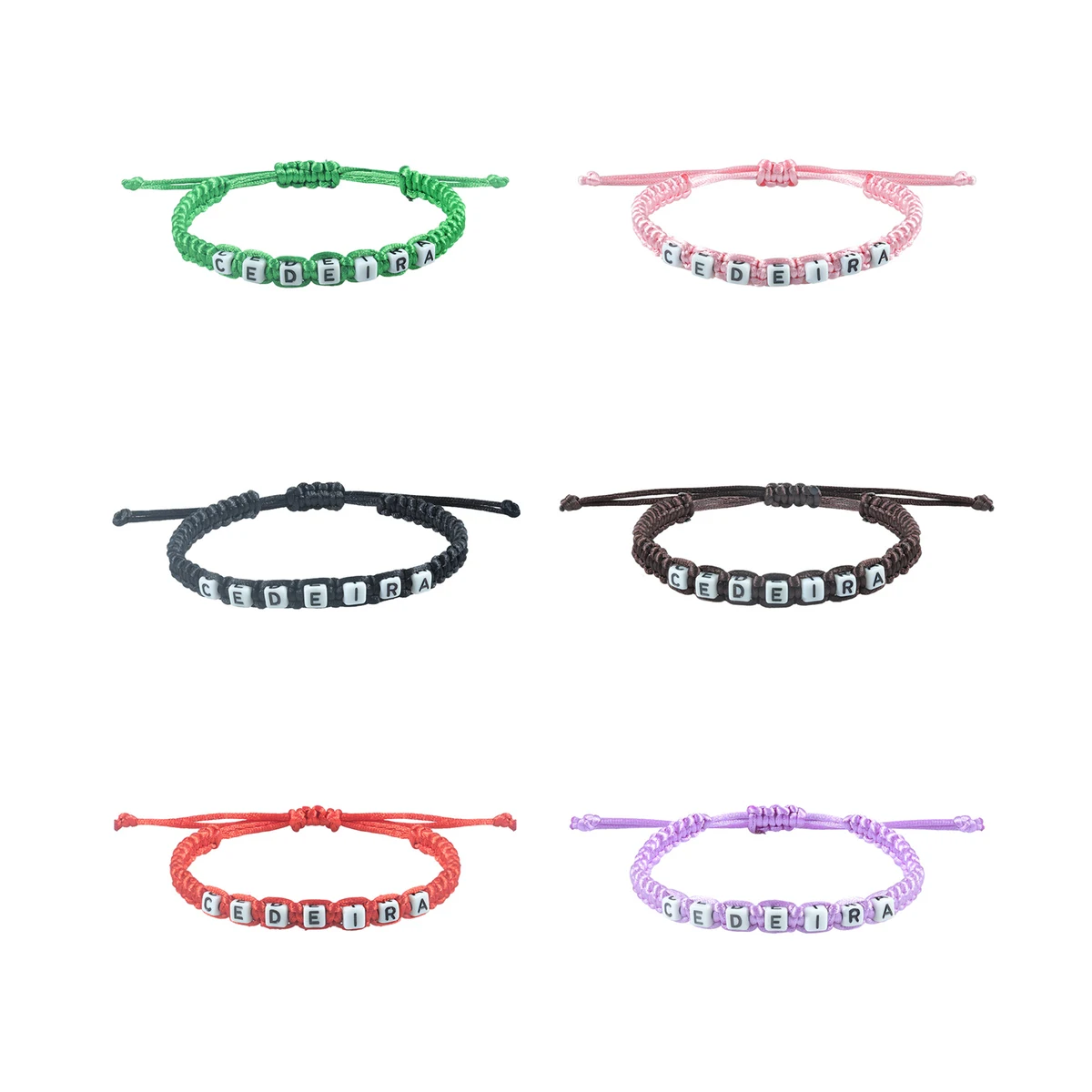 Custom Letter Woven Bracelet 1