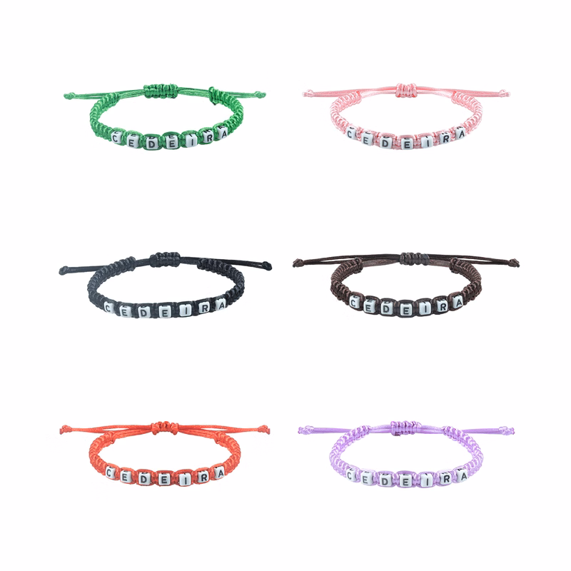 Custom Letter Woven Bracelet
