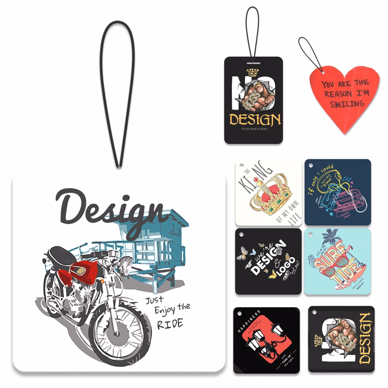 Air Freshener ?C Custom Shape & 16 Scents