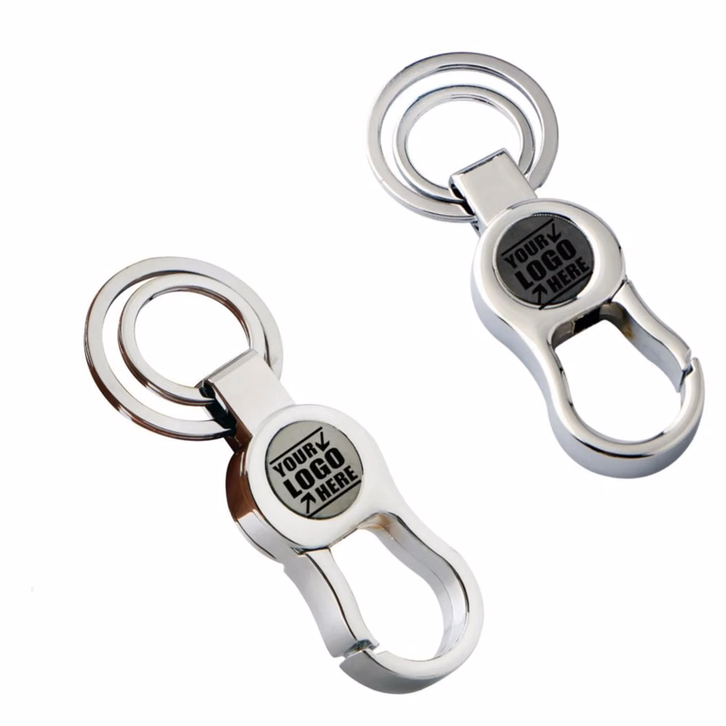Double Ring Metal Buckle Key Chain