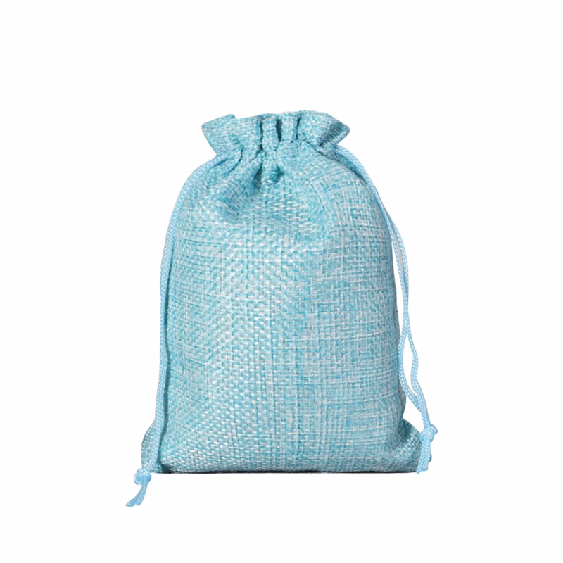 Customizable Logo Faux Linen Bags With Multiple Color