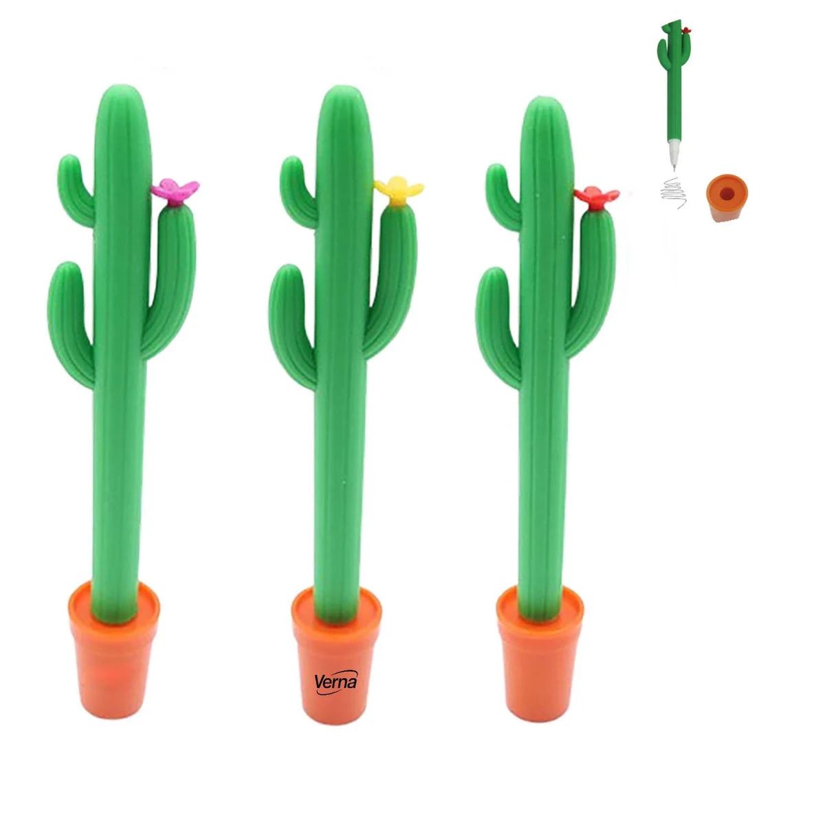 Plant-shaped Ballpoint Pen w/ Flower, custom pen with logo imprint 1