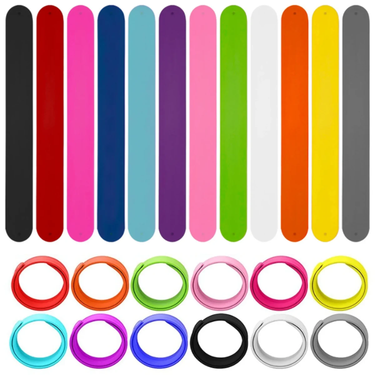 Custom Silicone Slap Bracelet Party 1