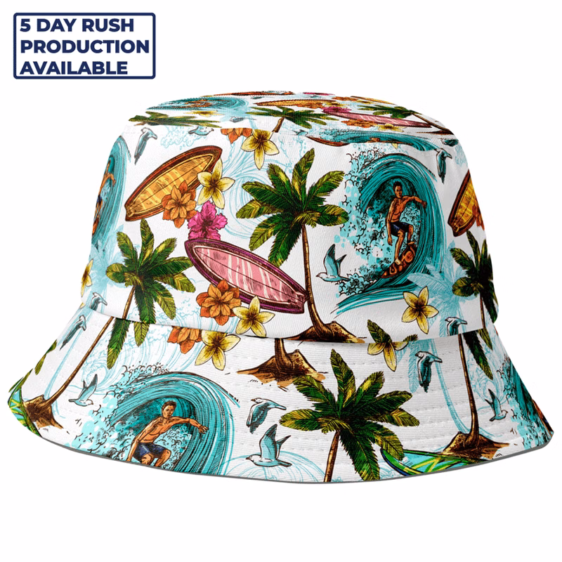 Performance Poly Sublimation Single-Sided Bucket Hat