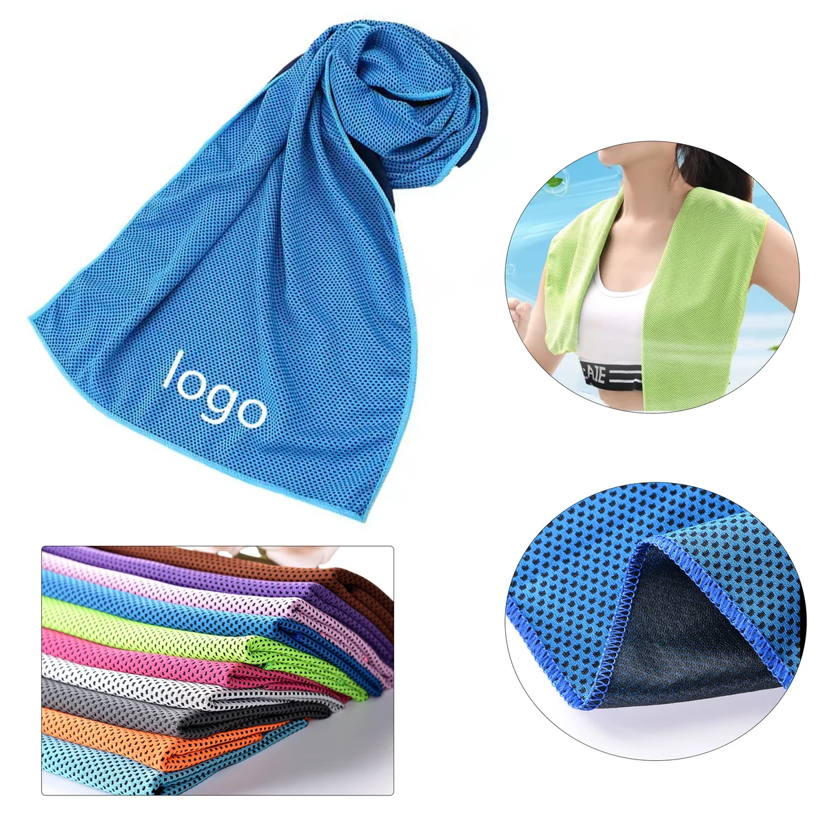 MOQ:10pcs Quick-Drying Cooling Towel 1