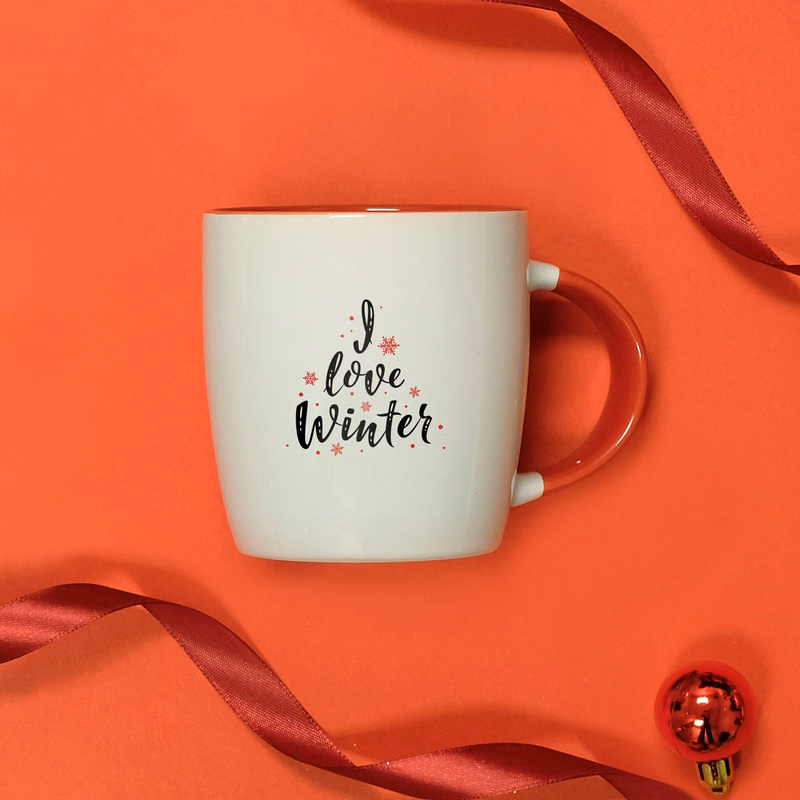 Koho 350 Ml. (12 Fl. Oz.) Mug With Coloured Handle