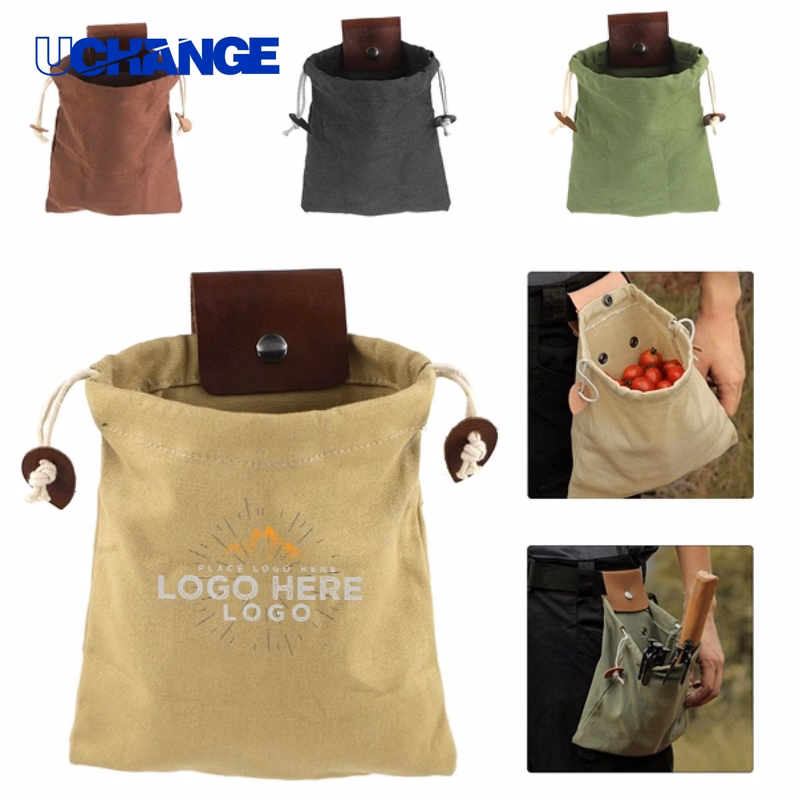 Heavy Duty Canvas Collection Pouch for Outdoor Adventures