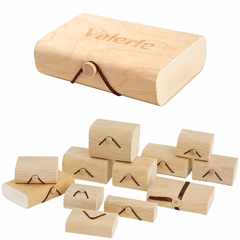Natural Birch Bark Decorative Gift Box