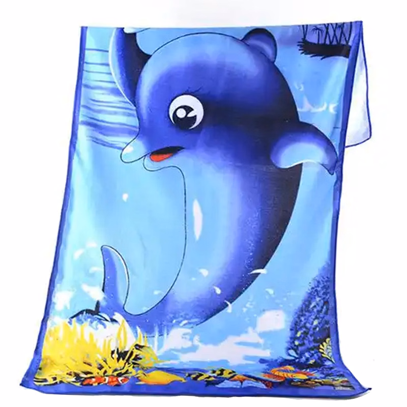 28″ X 58″ Sublimated Silk Touch Velour Beach Towel