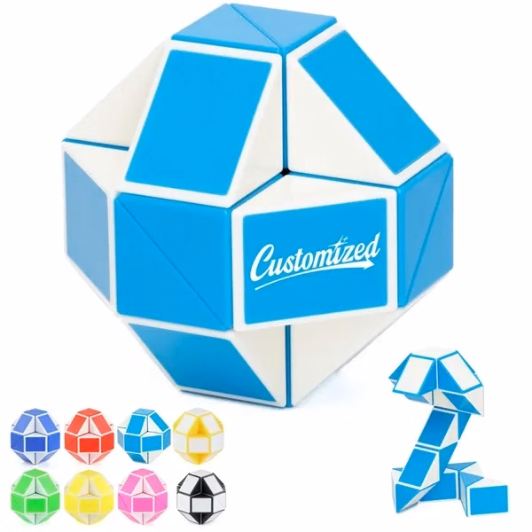 Custom Colorful Twist Puzzle Ball 8.7 Inch — Interactive Stress Relief Brain Teaser