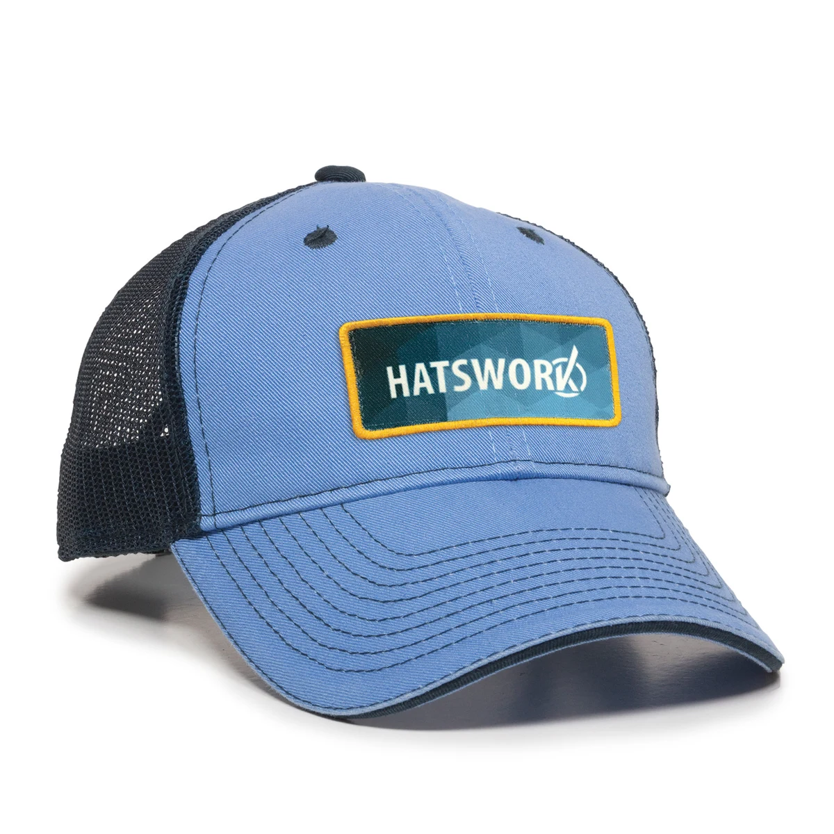 Garment Washed Trucker Hat 1