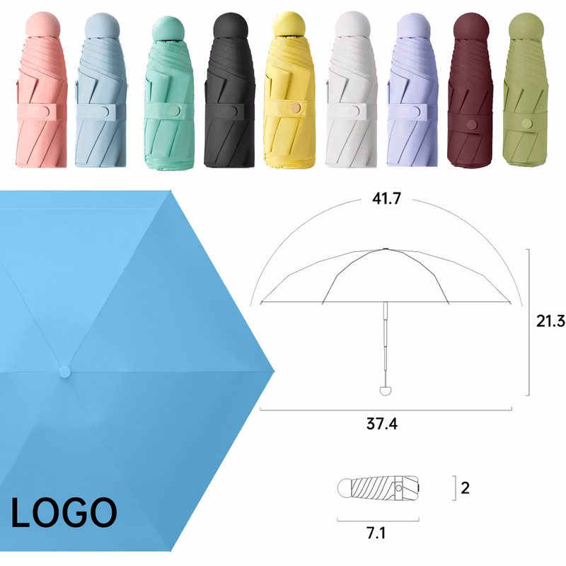 Lightweight Portable Mini Compact Travel Umbrella