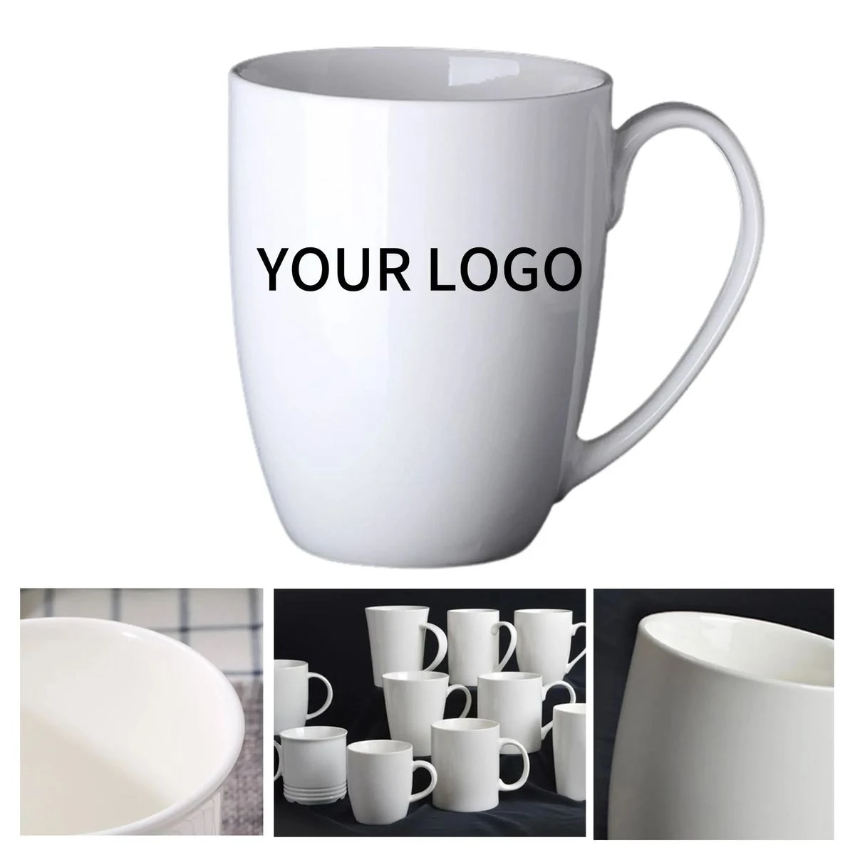 Microwave Friendly Ceramic Mug with Comfortable Grip 1