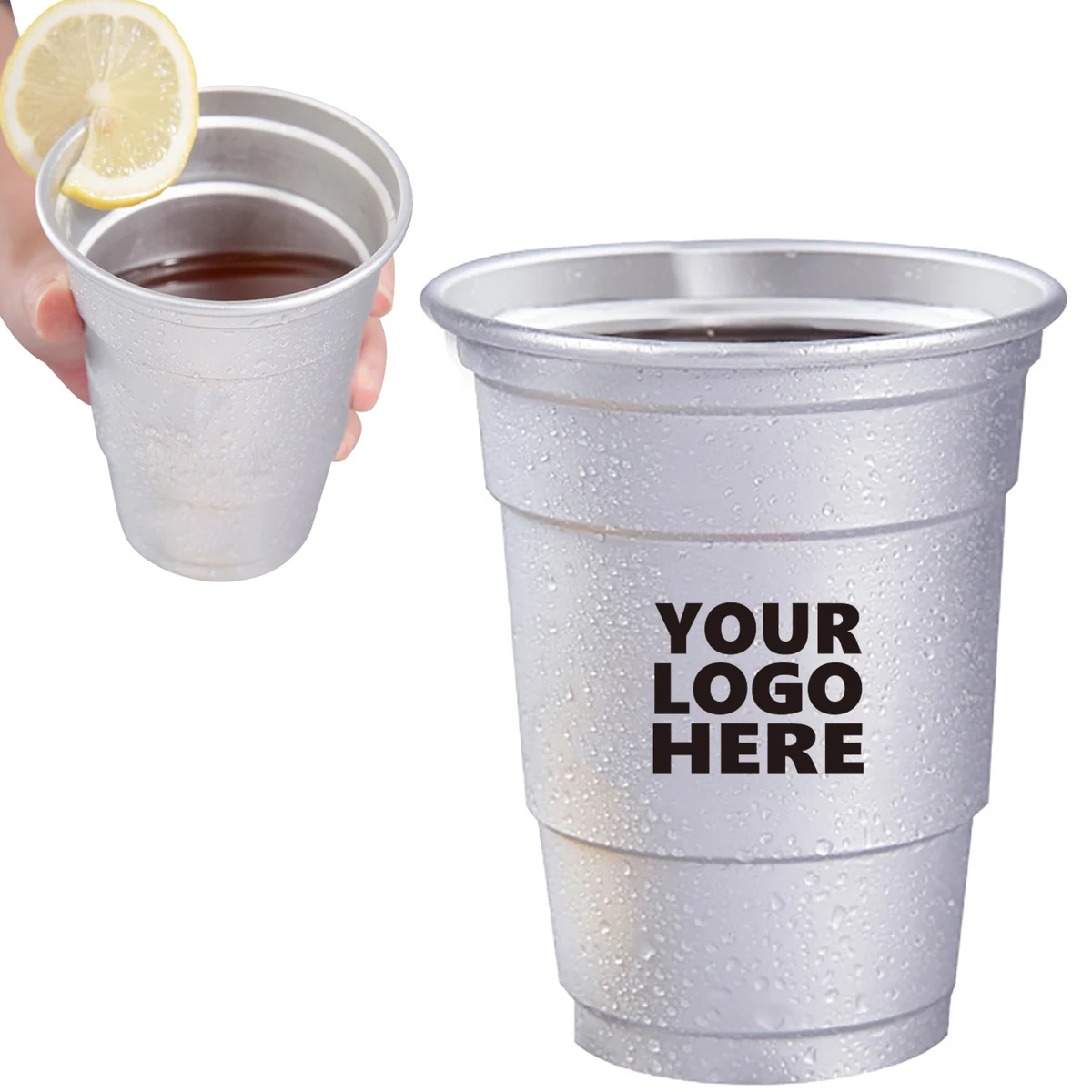 16OZ Recyclable Metal Cups 1