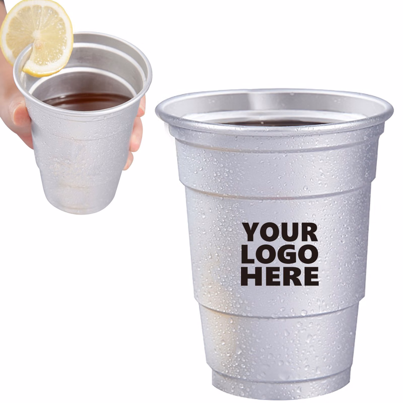 16OZ Recyclable Metal Cups