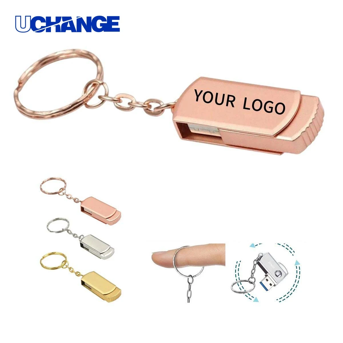 Compact USB Memory Stick Storage 4GB with Metal Design 1