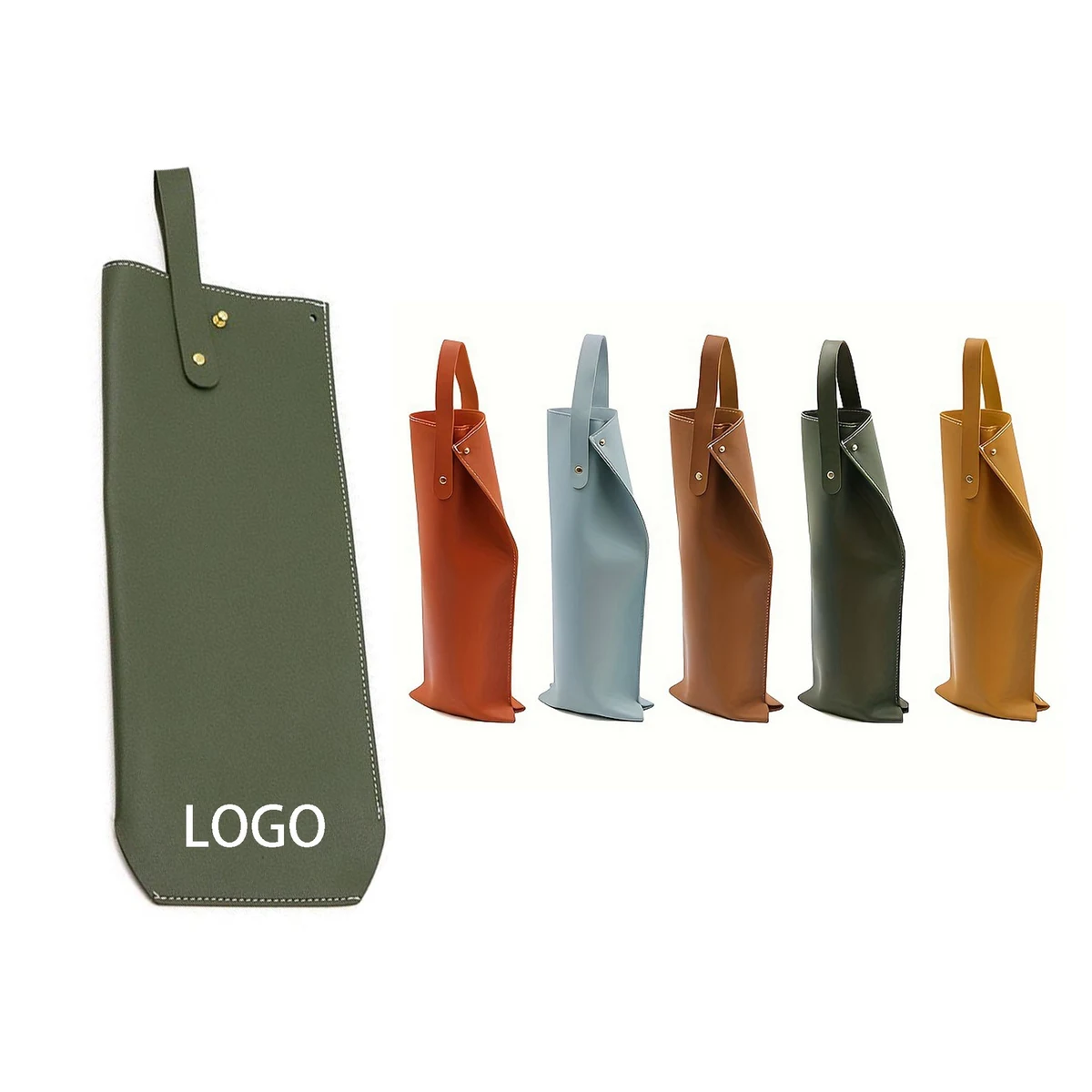 Leather Material Red Wine Bag 1