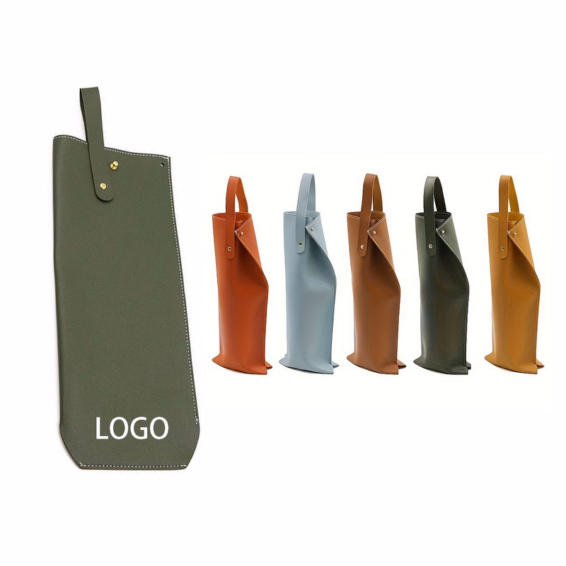 Leather Material Red Wine Bag