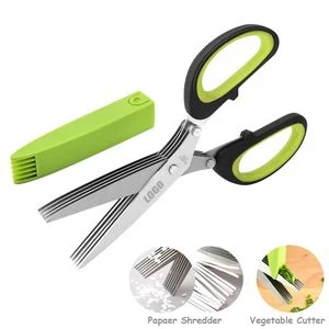 Multi Blade Kitchen Scissors With Ergonomic Dual Color Grip 1