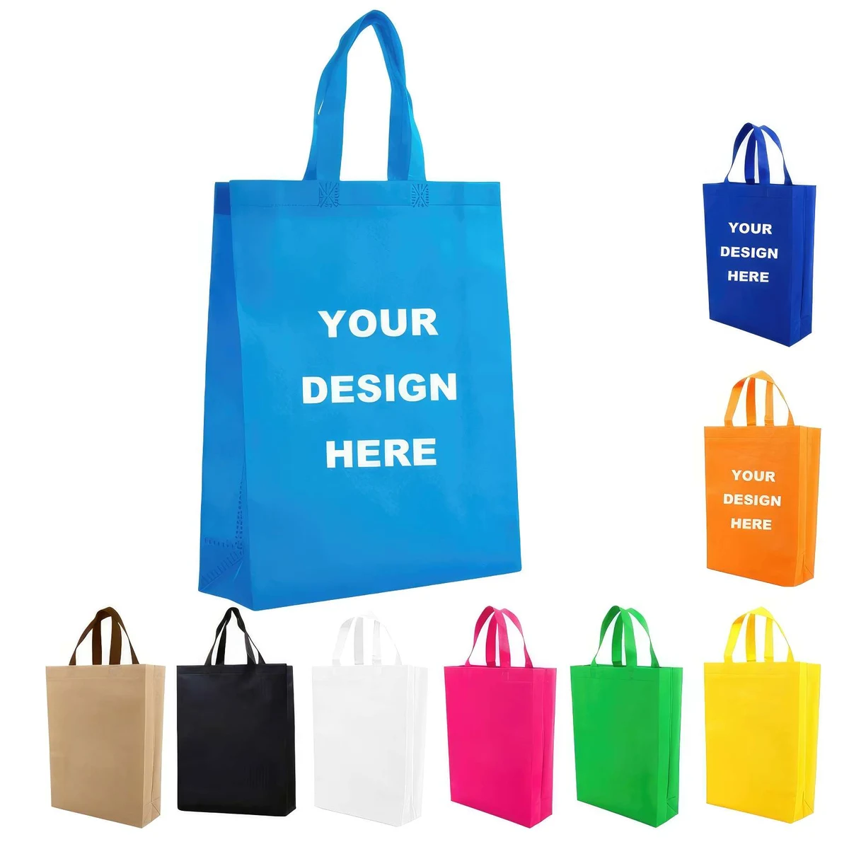 Imprinted Eco-Friendly Non Woven Tote Bags 1
