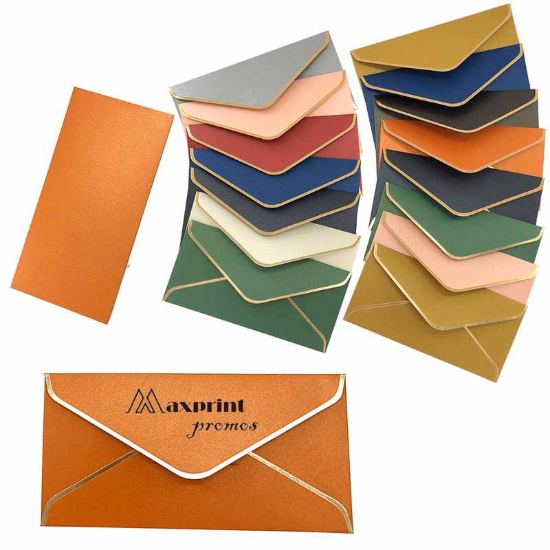 Custom Gold Foil Invitation Envelope