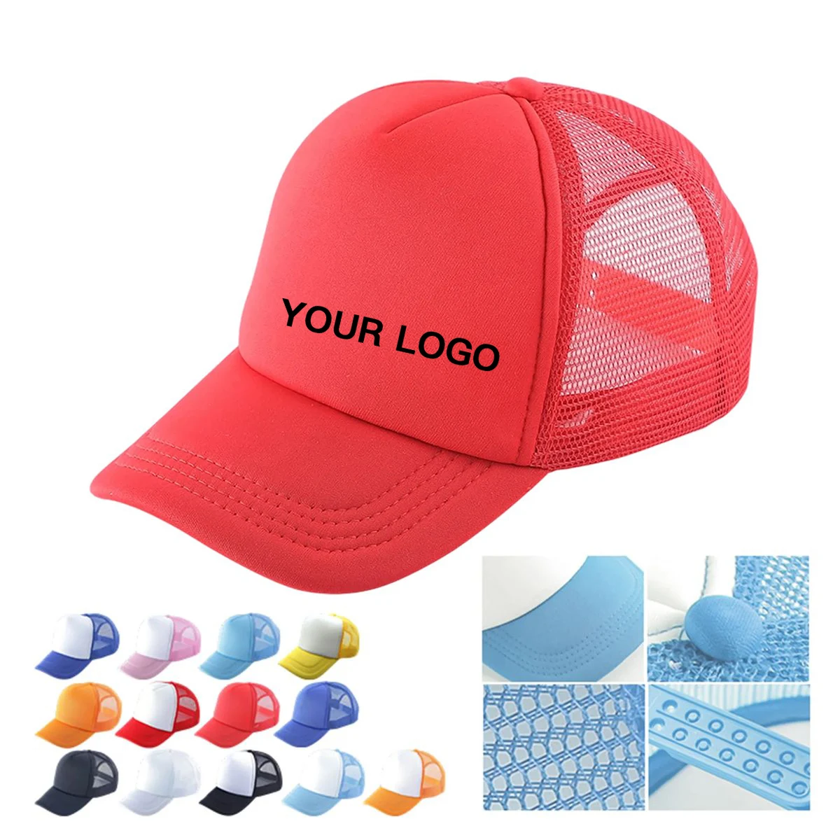 Lightweight Mesh Trucker Cap for Summer Wear 1