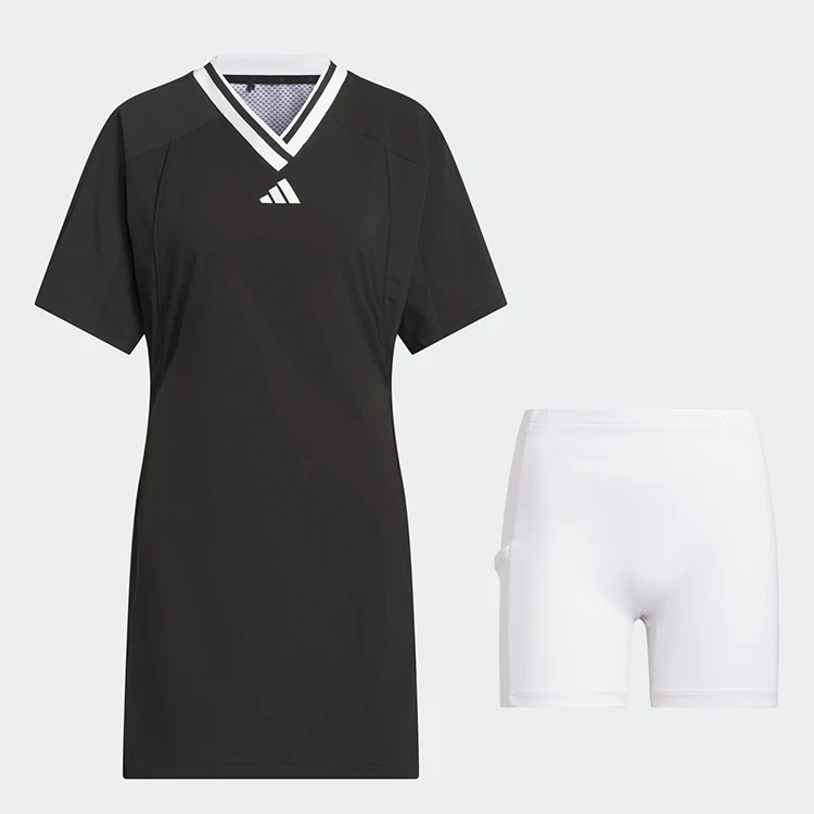 Adidas Ladies Beyond the Course V-Neck Adjustable Dress 1