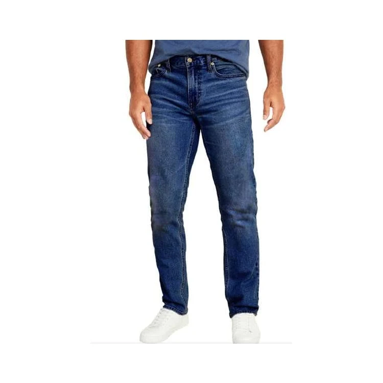 Men's Stretch Jeans - Medium Wash Size 30-42 1