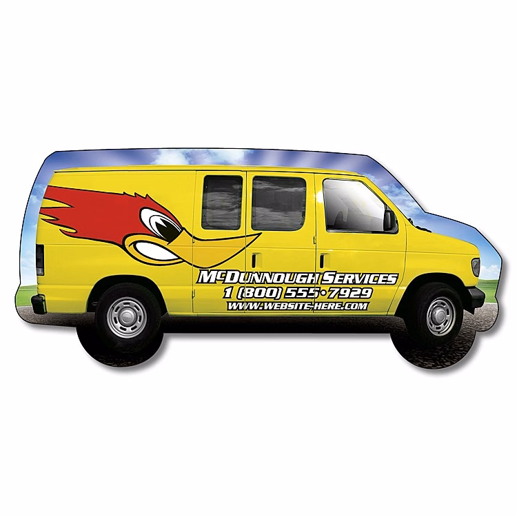 Magnet - Van Shape (4.125x1.875 - Right Facing) - 25 mil.