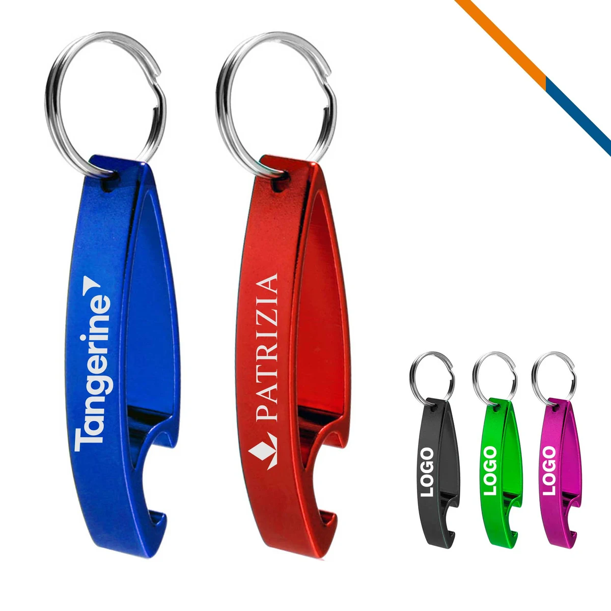 Coki Aluminum Bottle Opener Keychain 1
