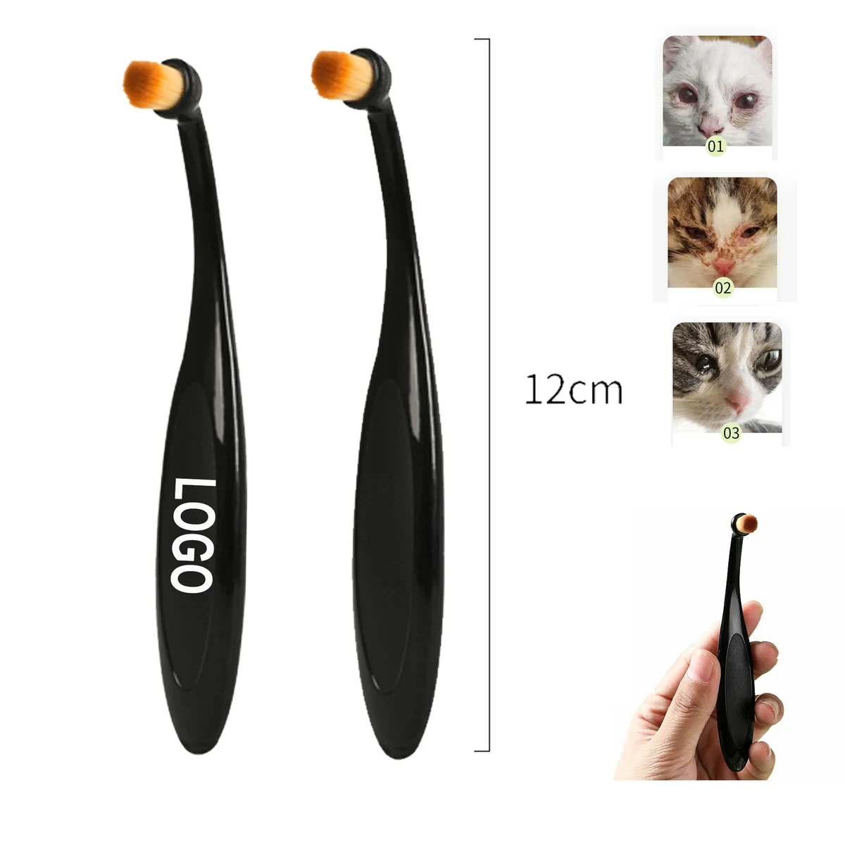 Pet Tear Stain Cleaning Brush 1