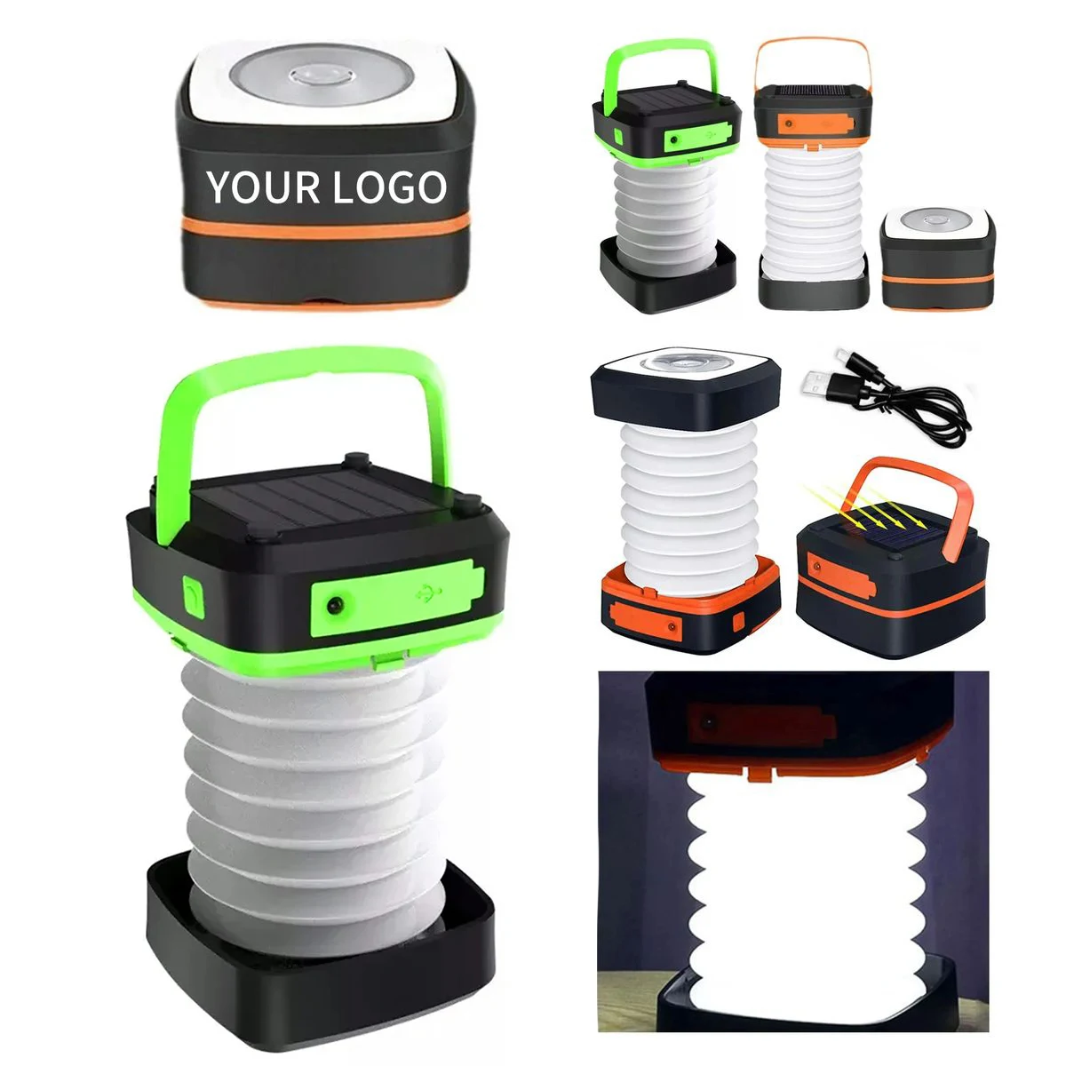 Rechargeable Solar Lantern with Adjustable Brightness 1