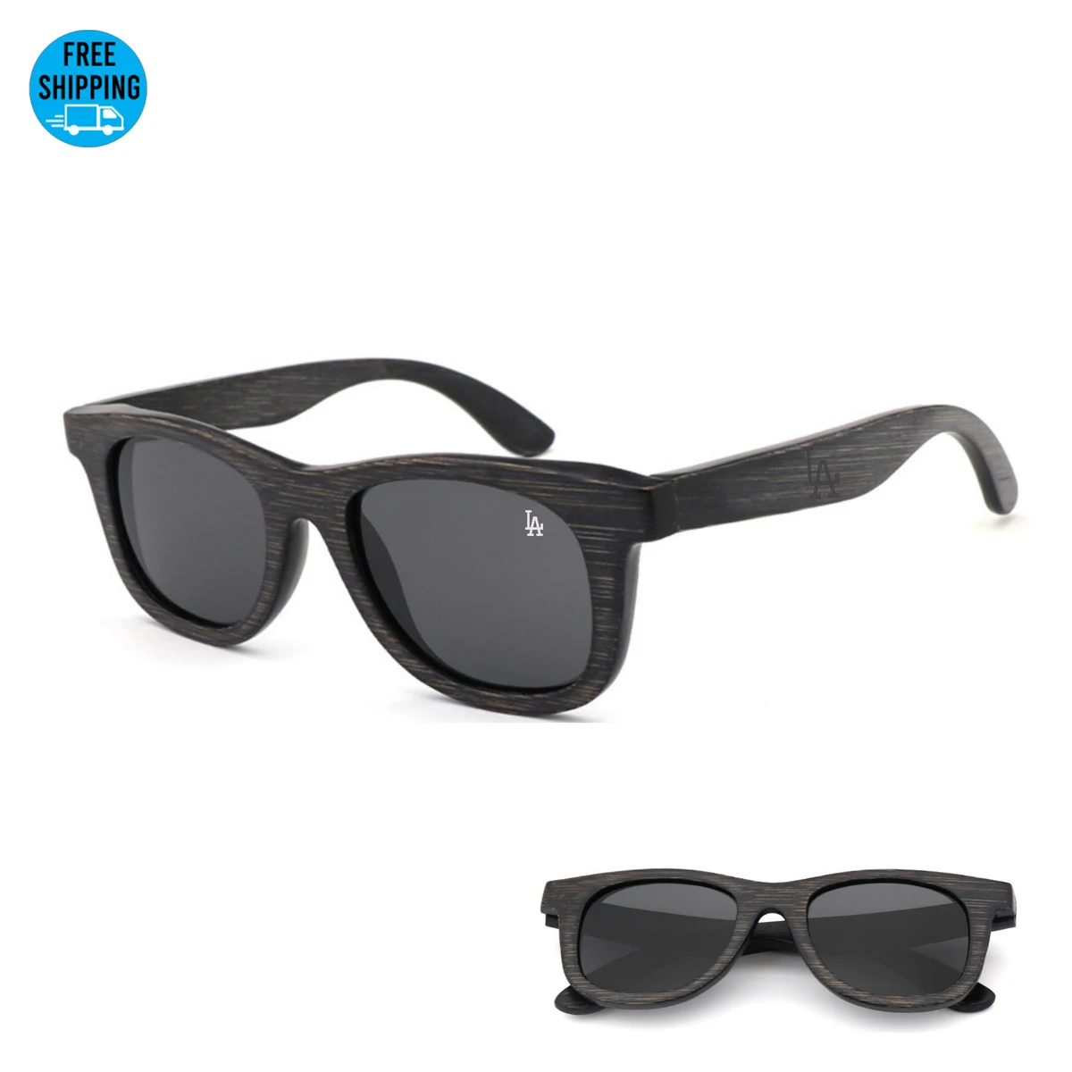 Kids Luxury Polarized Bamboo Sunglasses 1