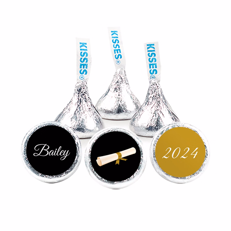 Diploma Design - Hershey's Kisses w/ Full Color Label