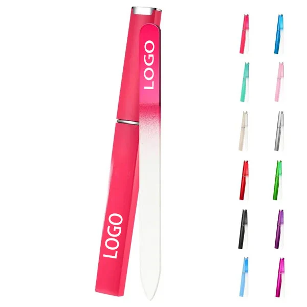 Double Sided Glass Nail File W/ Case 1