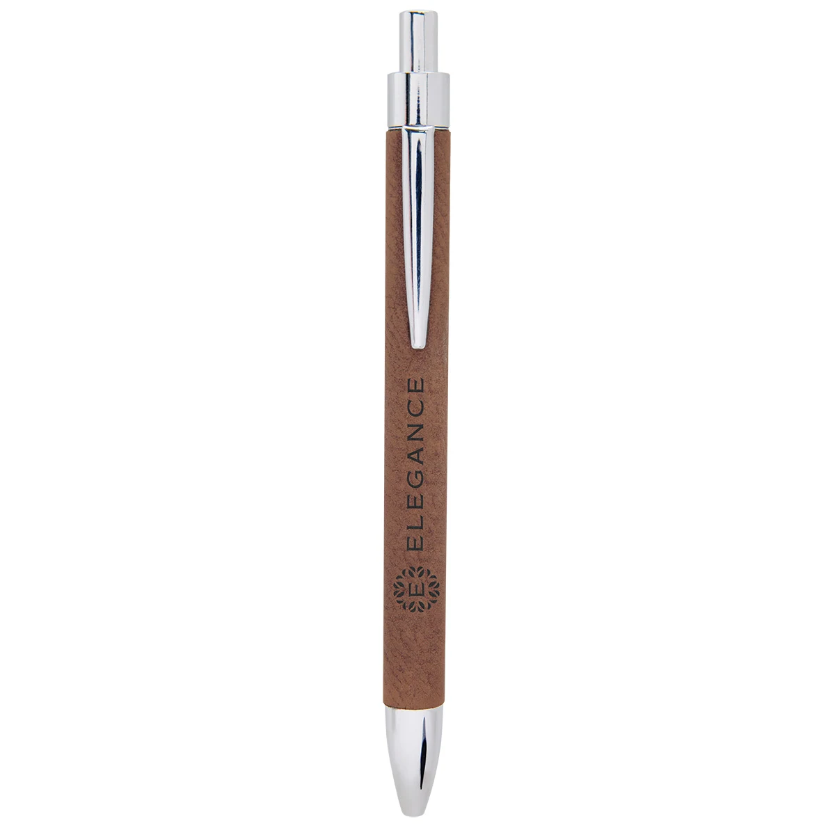 Dark Brown Leatherette Pen 1