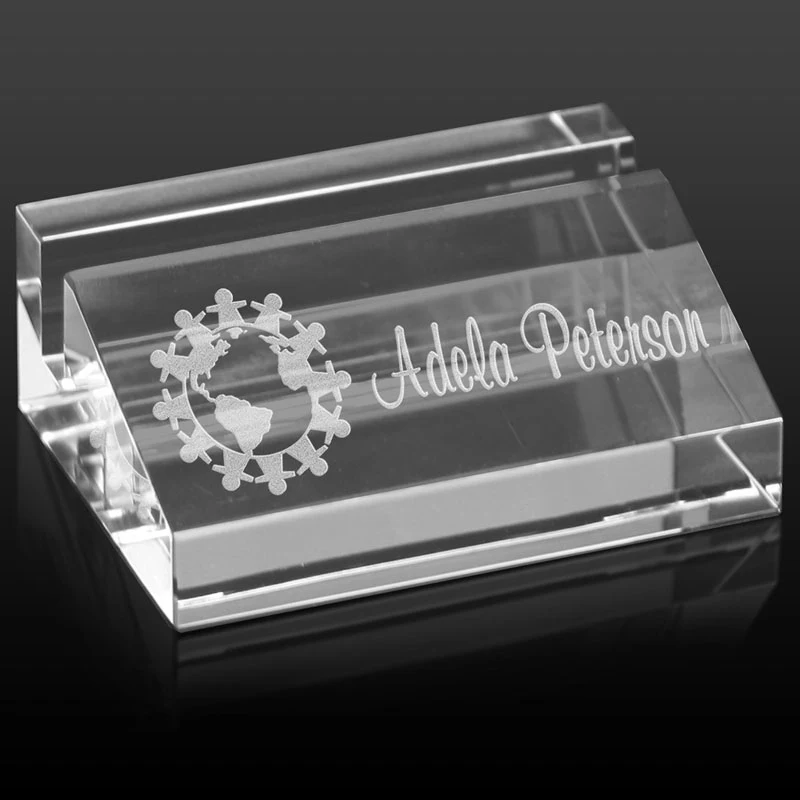 Crystal Business Card Holder 1