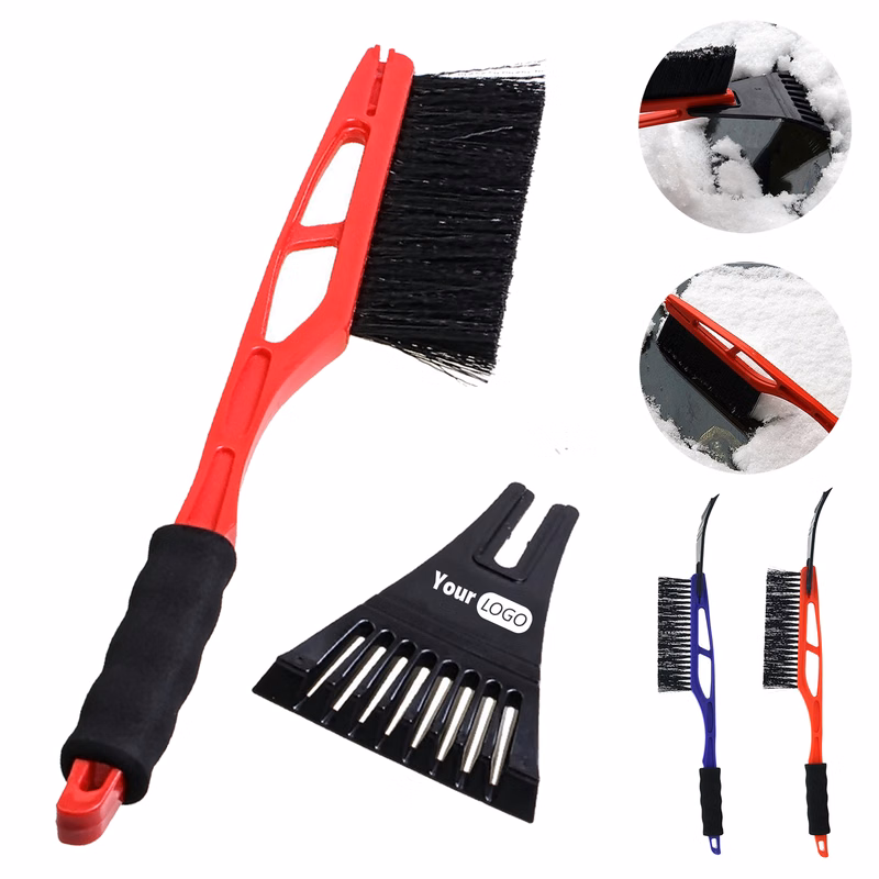 Dual-Function Snow Brush and Ice Scraper