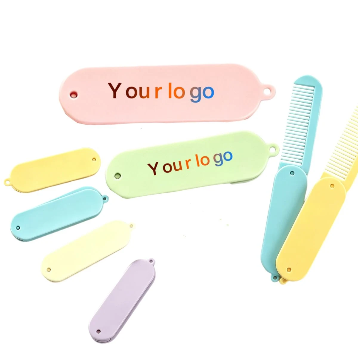 Mini Foldable Plastic Hair Comb 1