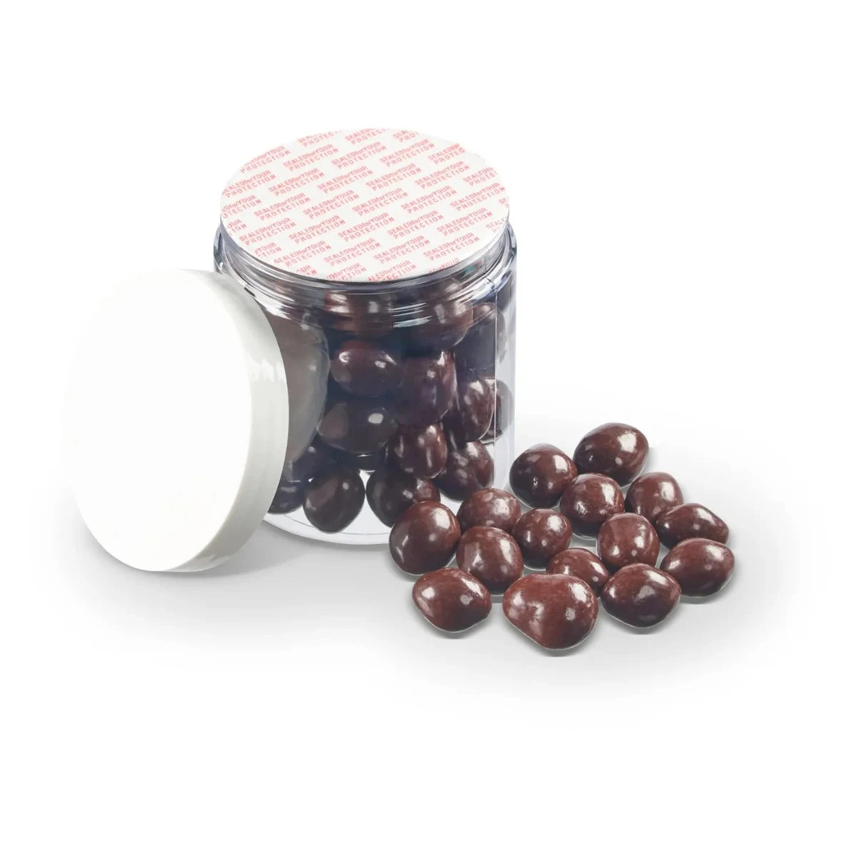 8 oz Jar of Chocolate Covered Almonds 1