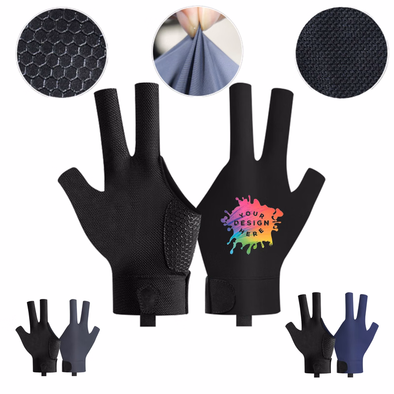 Breathable Left Handed Single Billiard Glove MOQ 50