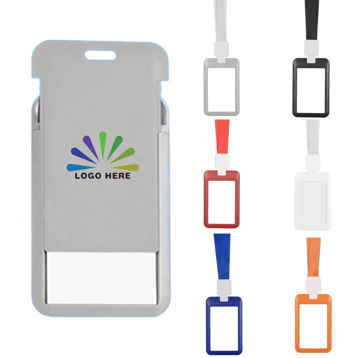 ID Badge Holder with Lanyard 1