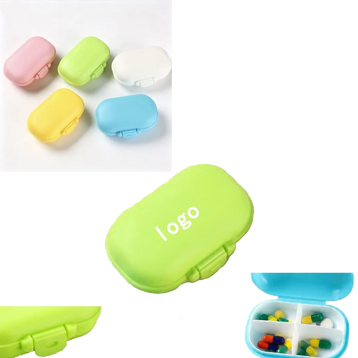 Portable Pill Case Custom Logo 1