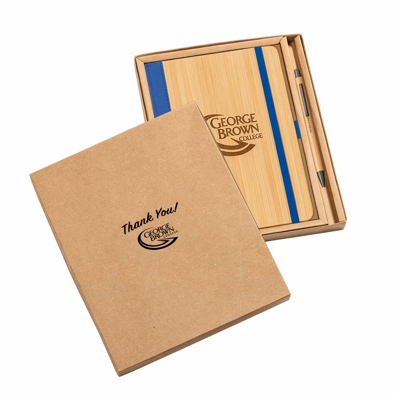 Forleo Bamboo Notebook/Lucky Pen Gift Set