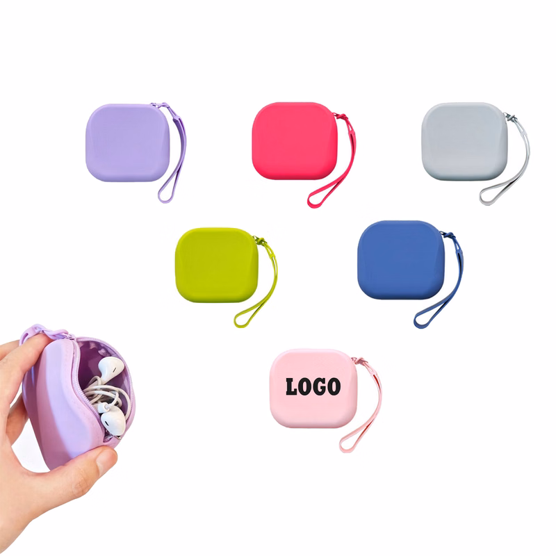 Portable Silicone Earphone & Coin Organizer