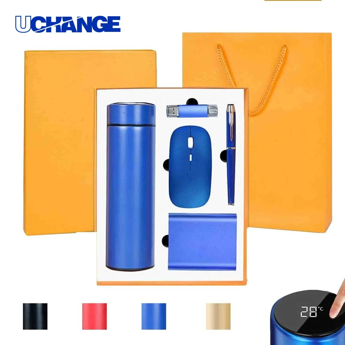 Multi-Item Gift Set with Thermos and Tech Accessories 1