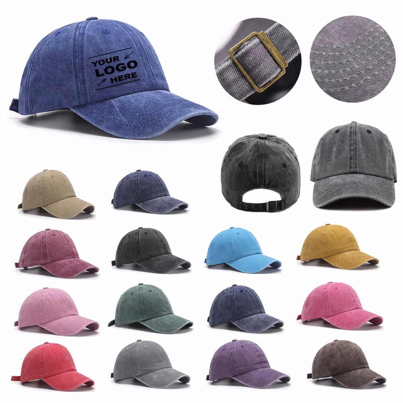 Unisex 6 Panel Cotton Twill Cap